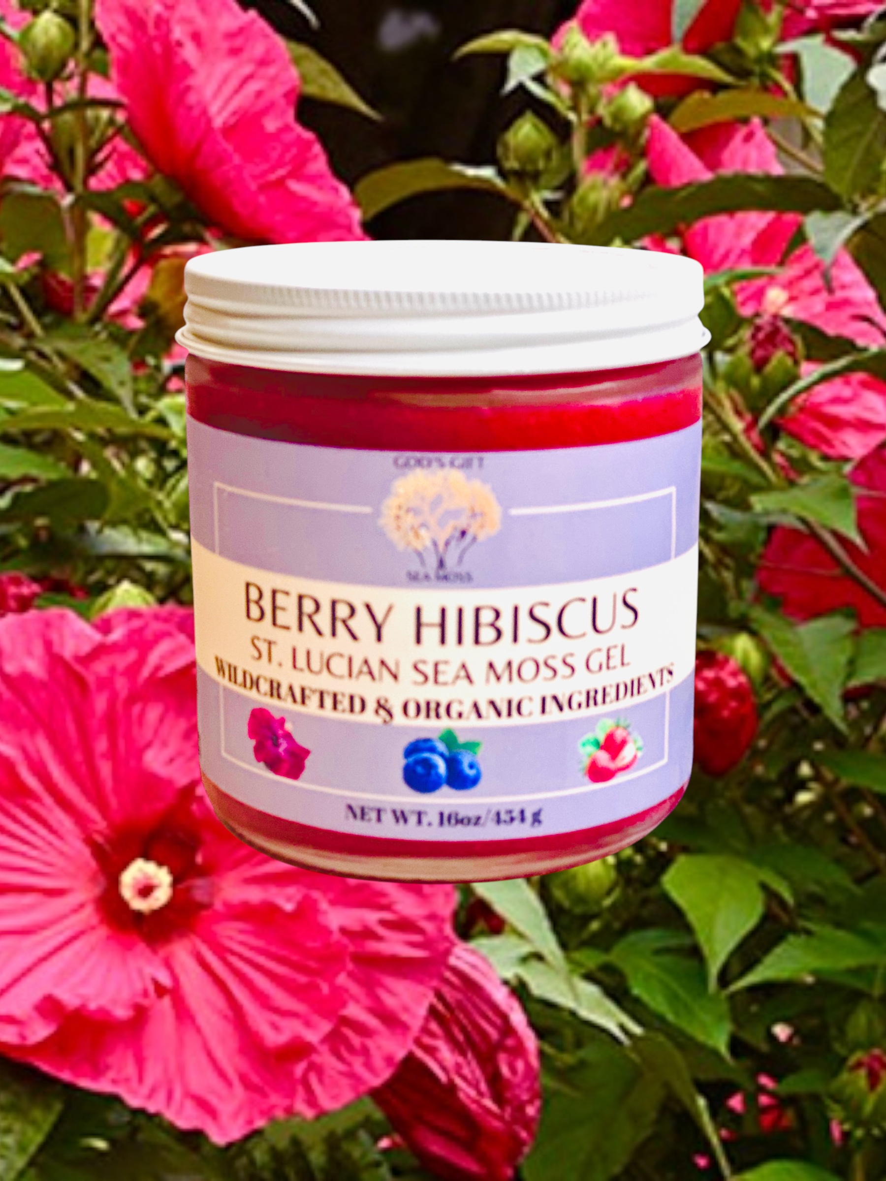 BERRY HIBISCUS Sea Moss Gel
