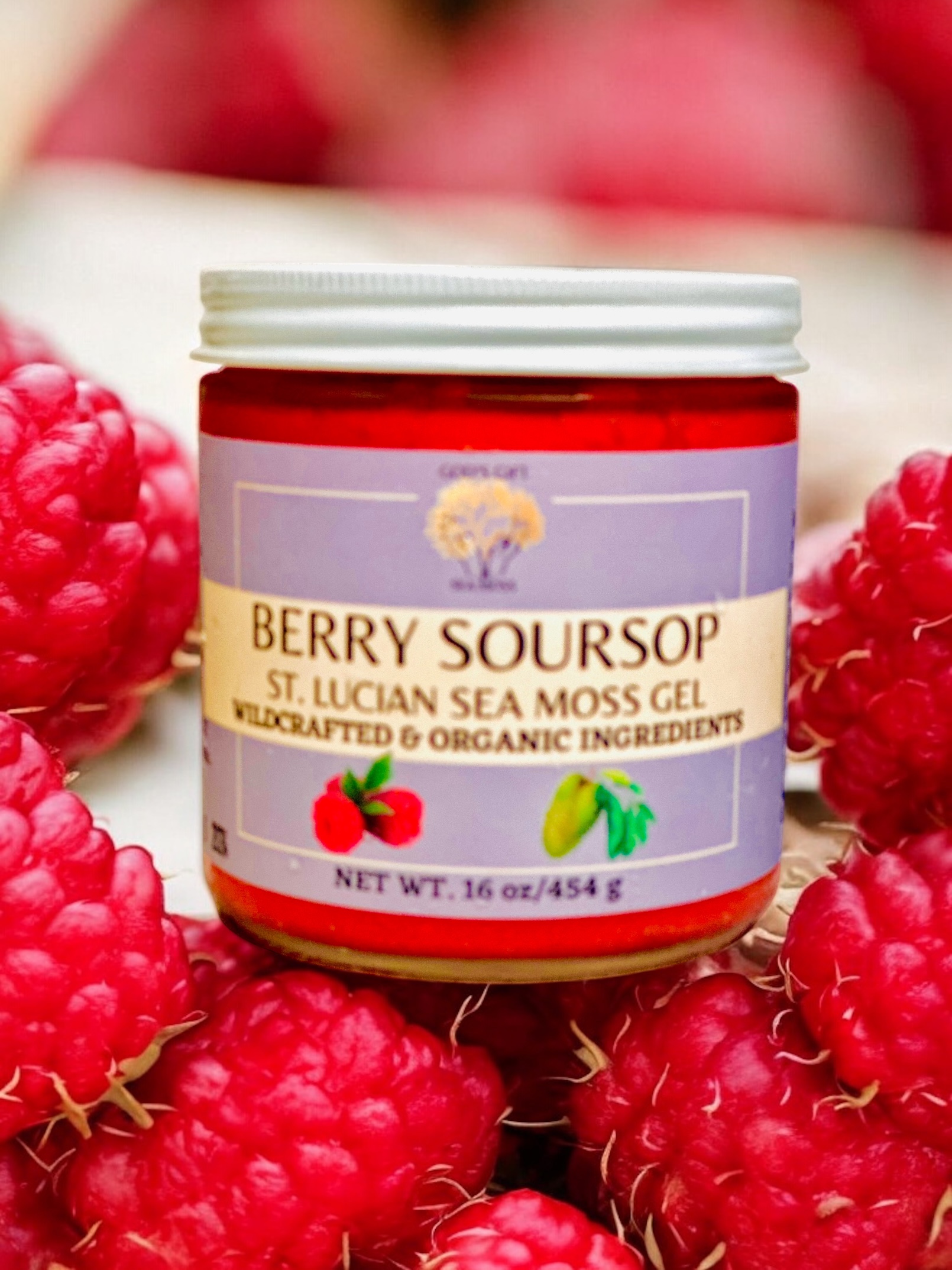 BERRY SOURSOP Sea Moss Gel