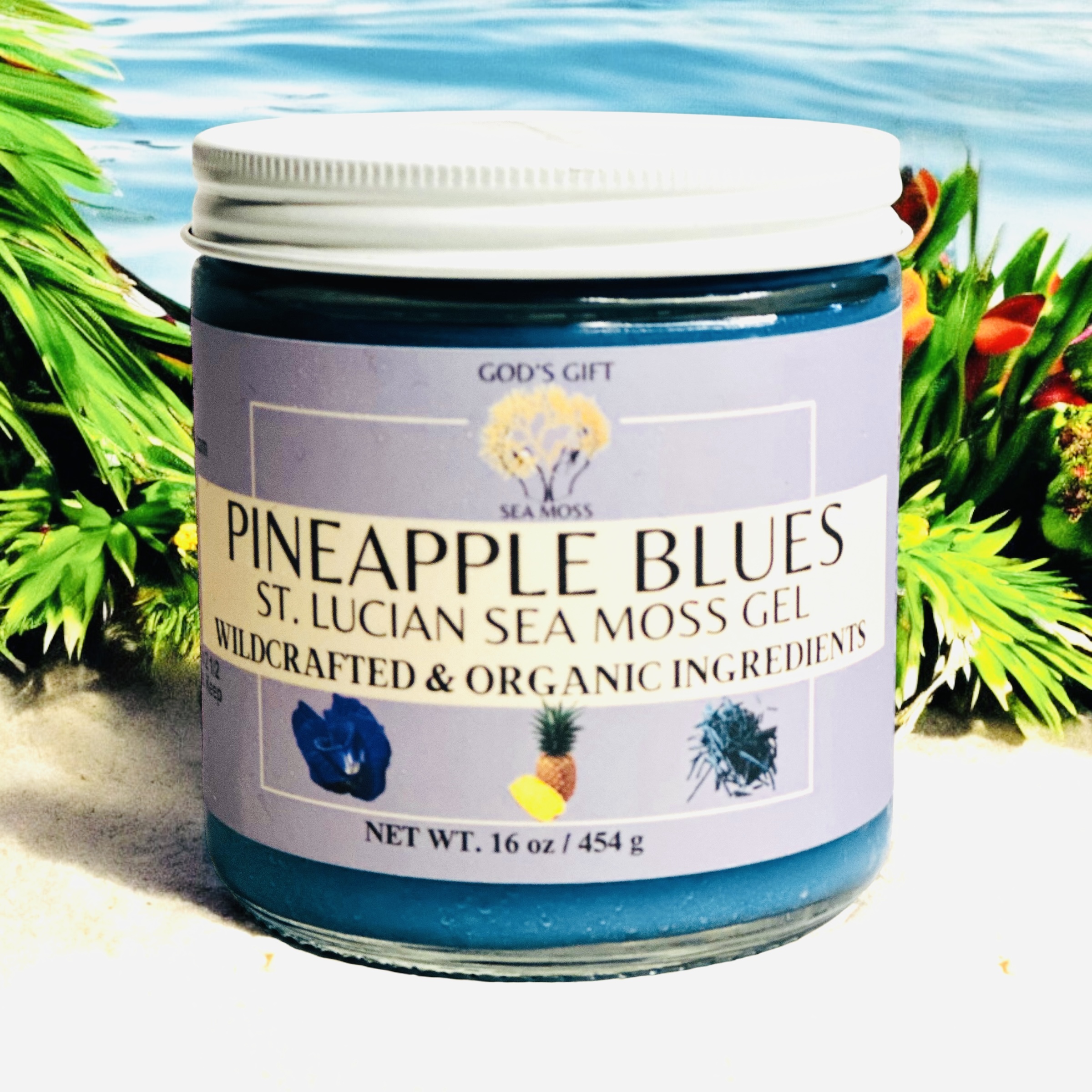 NEW! PINEAPPLE BLUES SEA MOSS GEL
